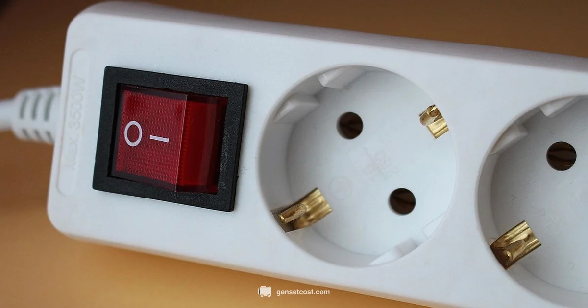 50A Generator Outlet - Genset Cost