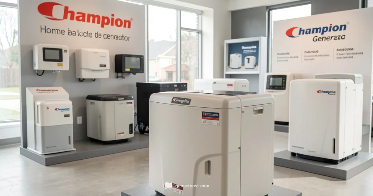 Champion vs Generac - Genset Cost