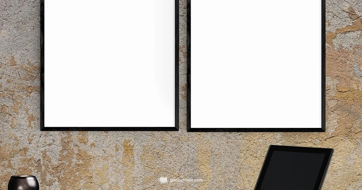 Create Posters with AI - Genset Cost