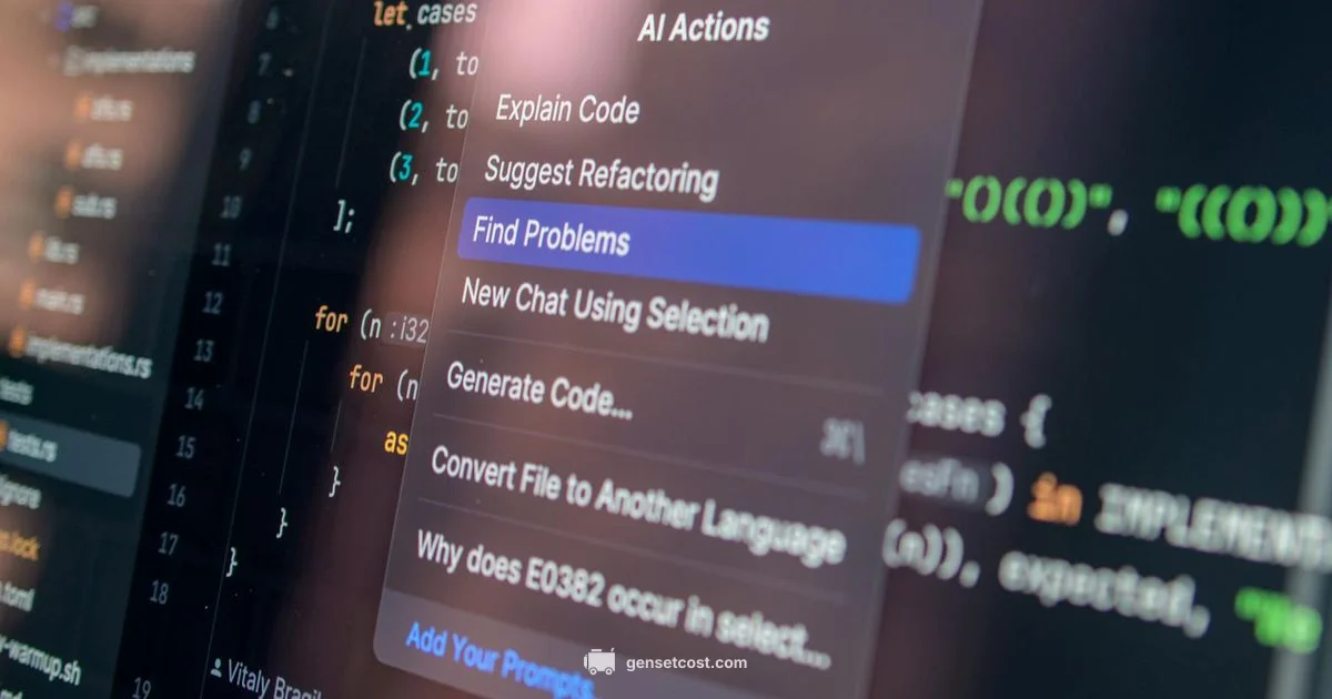 AI Image Generator - Genset Cost