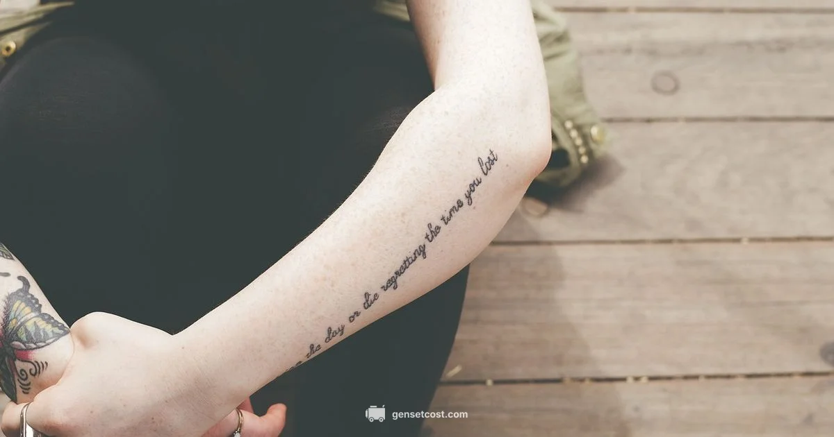 Free Text Tattoo Generator - Genset Cost