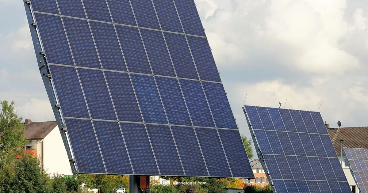 Harbor Freight Solar - Genset Cost