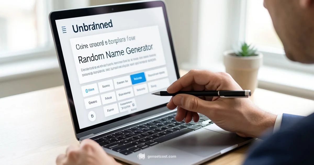 Random Name Generator - Genset Cost