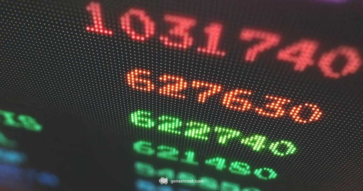 Random Numbers - Genset Cost