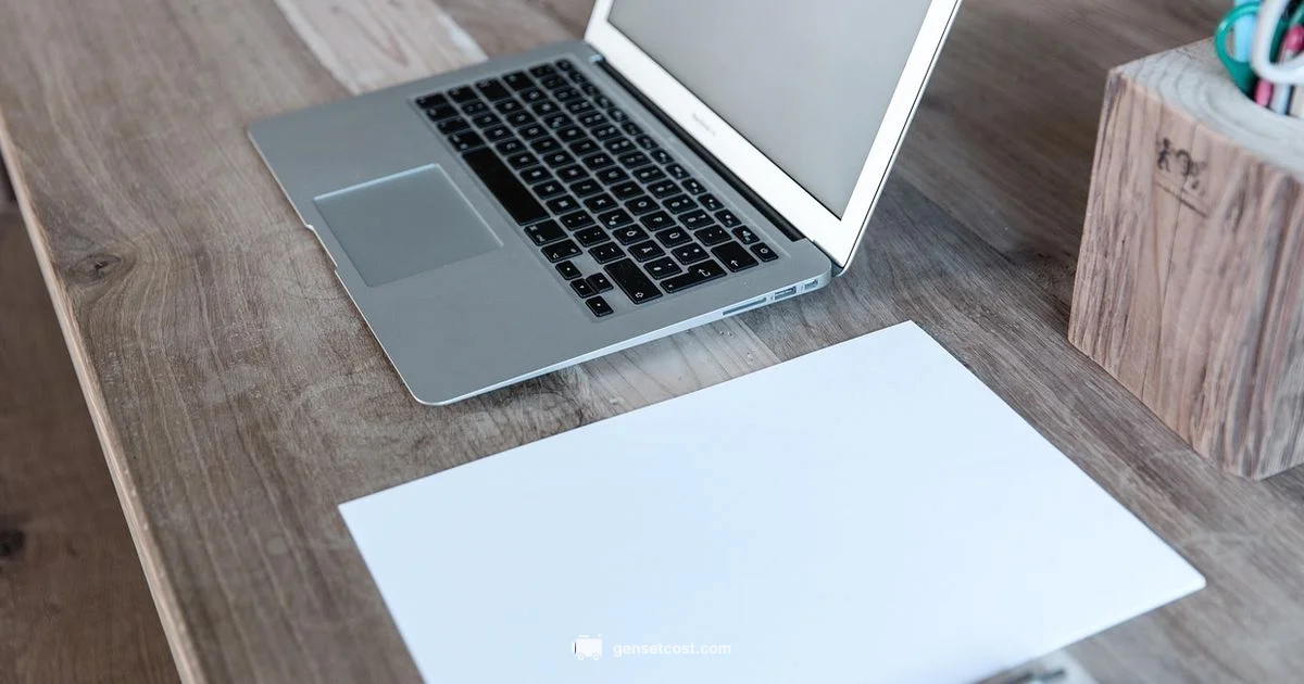 Generate Online Receipts - Genset Cost