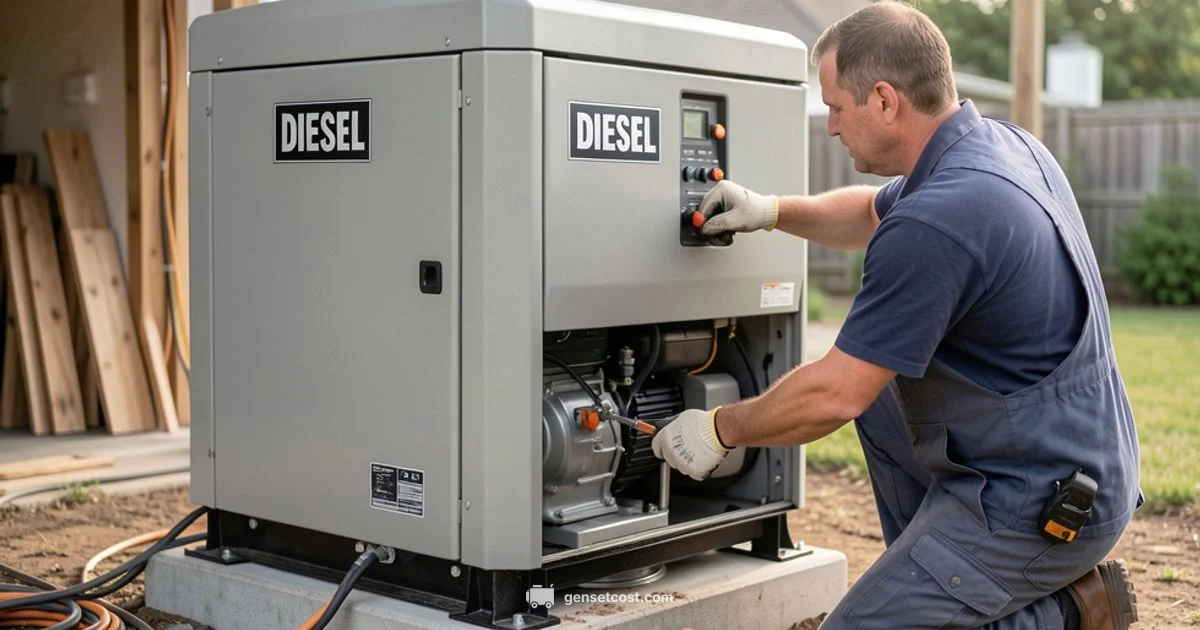 Diesel Home Backup - Genset Cost