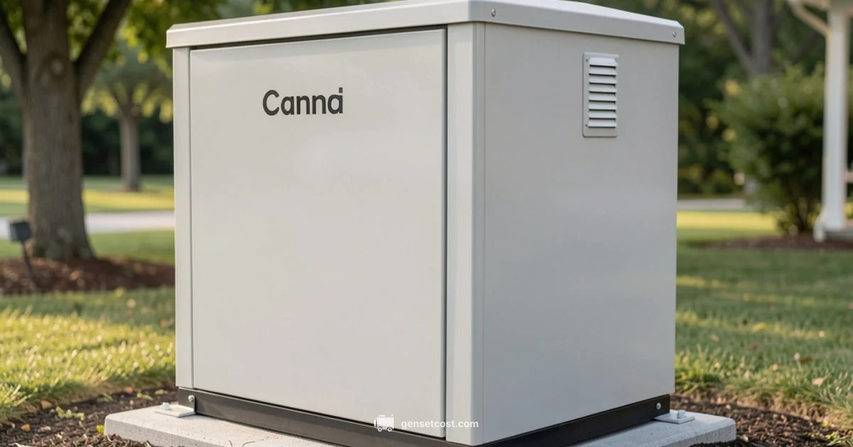 Backup Power Costs - Genset Cost