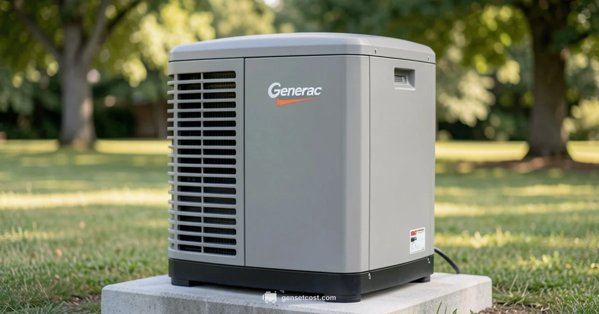 Gen Backup Power - Genset Cost