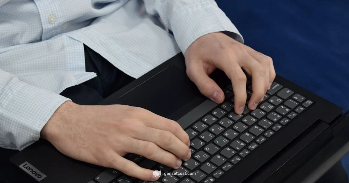 Text to Image - Genset Cost