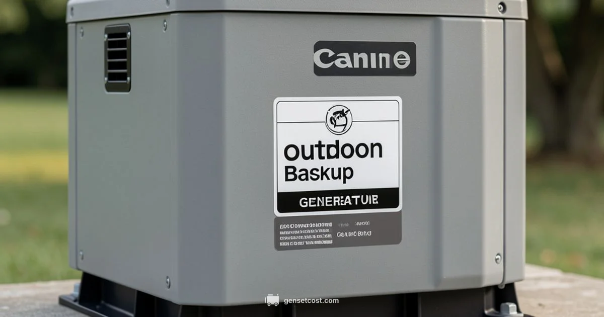 Gen QR Code Setup - Genset Cost