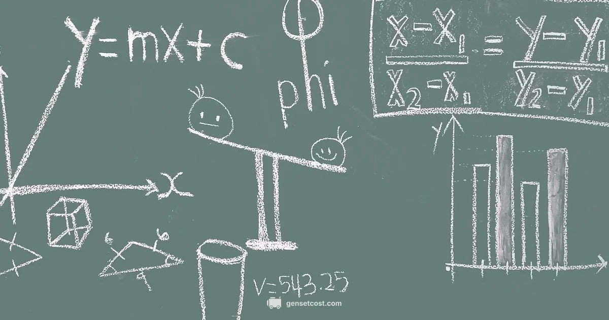 Generator in Math - Genset Cost