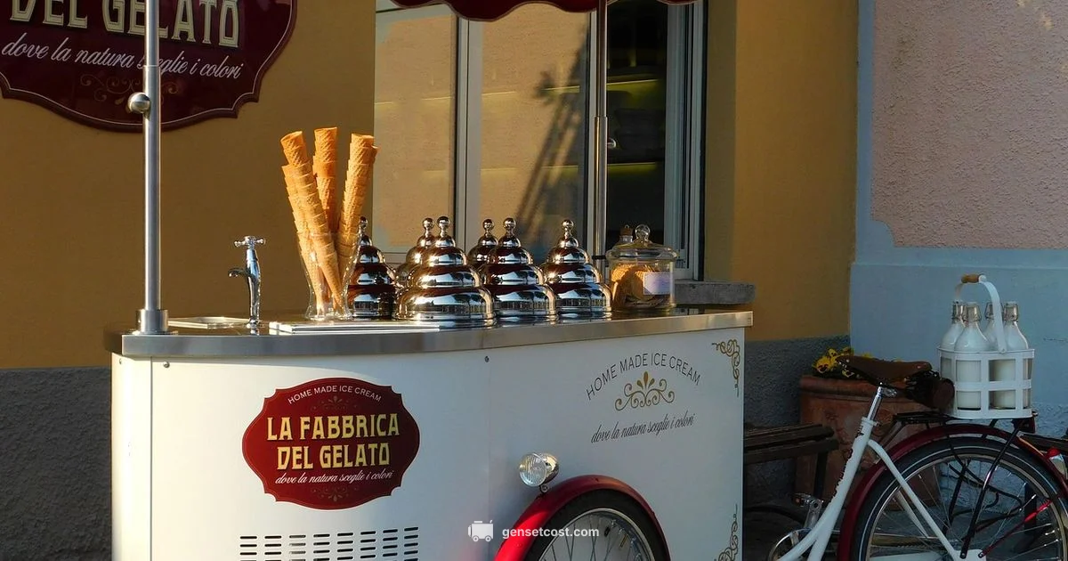 Ice Cream Maker Essentials - Genset Cost