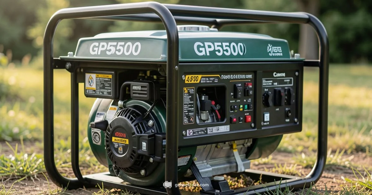 GP5500 Review - Genset Cost