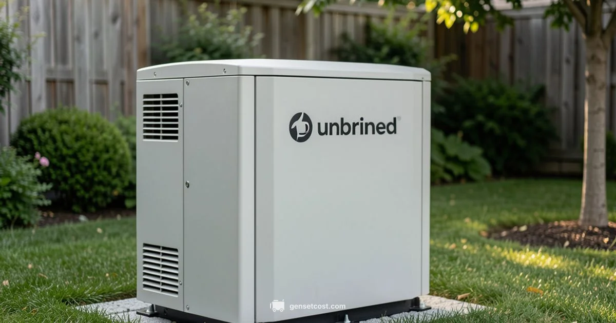 Home Backup Power - Genset Cost