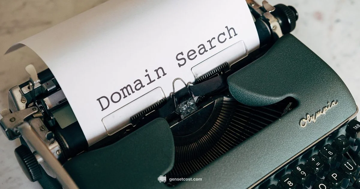 Name Ideas Generator - Genset Cost