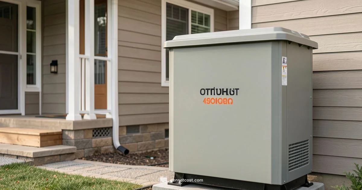 Power On Demand - Genset Cost