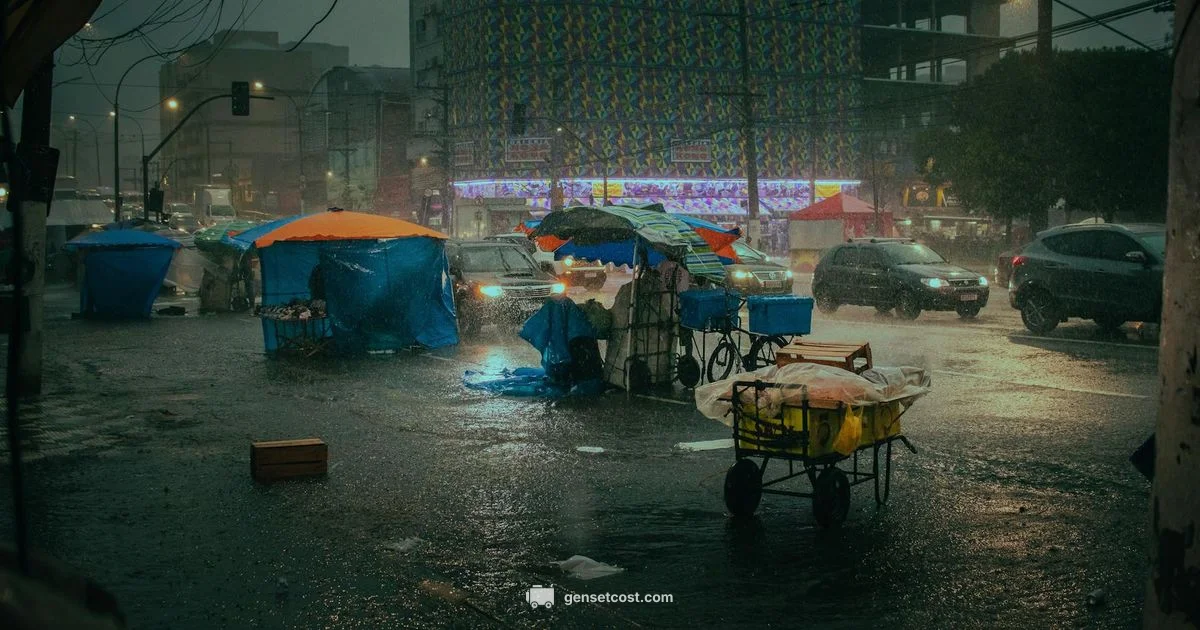 Rain-Ready Generator - Genset Cost