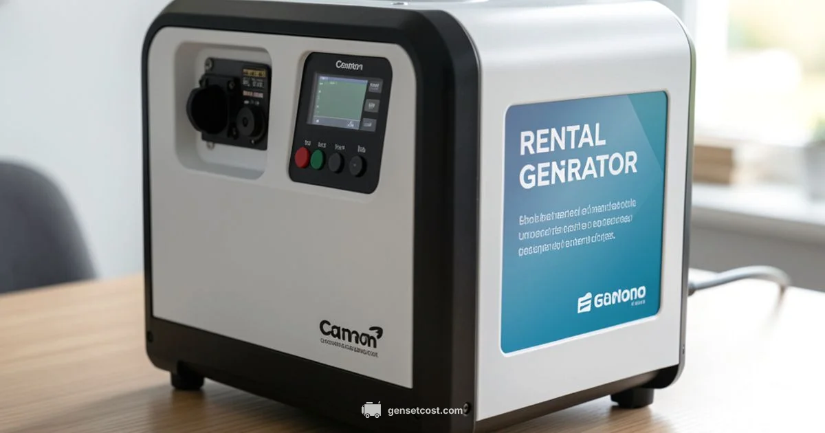 Generator Rental Cost - Genset Cost