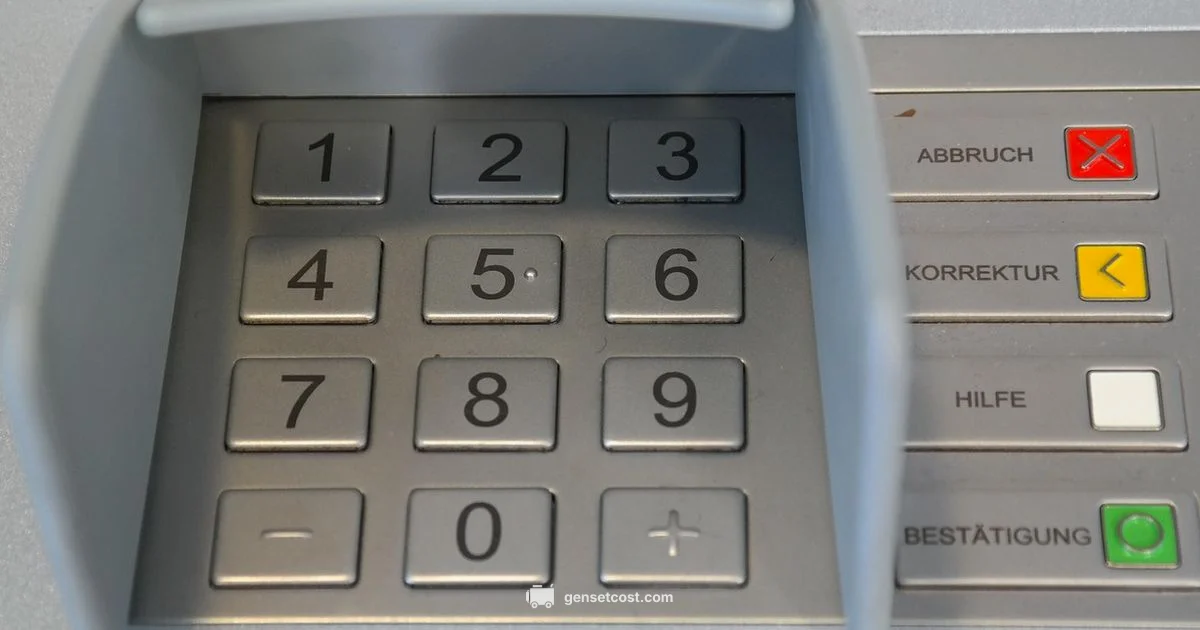 ATM PIN Guide - Genset Cost