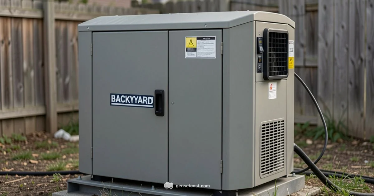 When to Use a Generator - Genset Cost