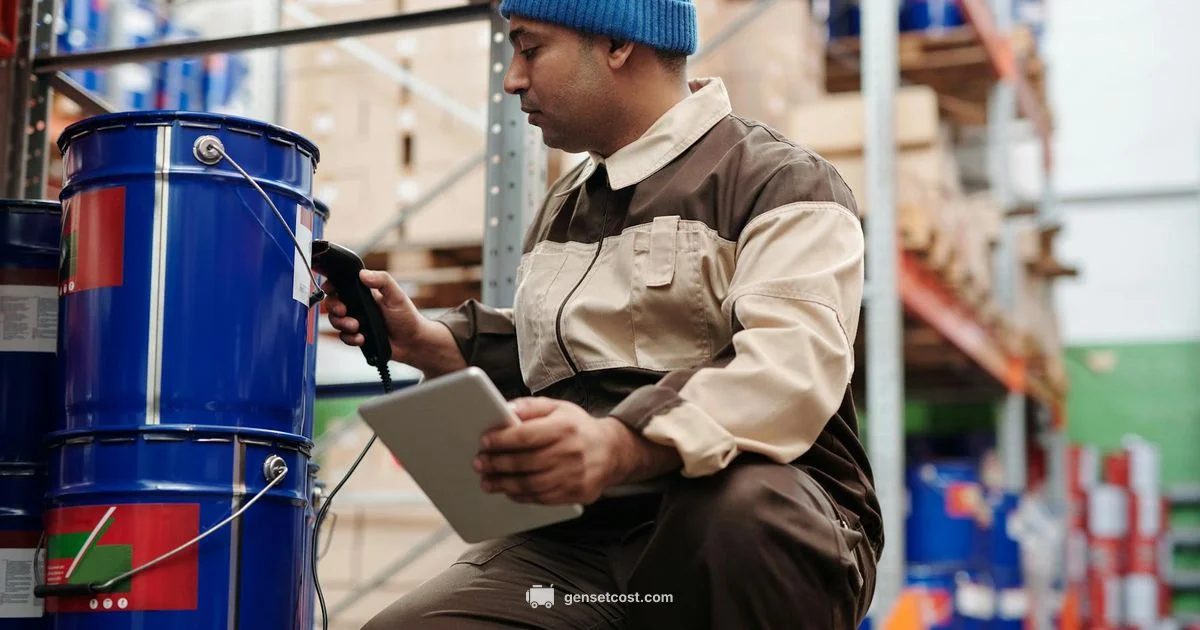 Barcode Labels for Generators - Genset Cost